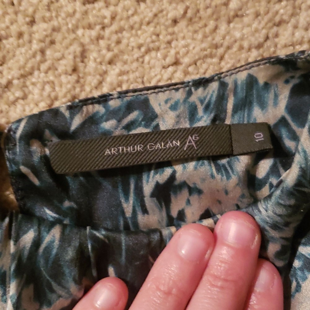 AG ARTHUR GALAN SILK DRESS - Picture 4 of 6